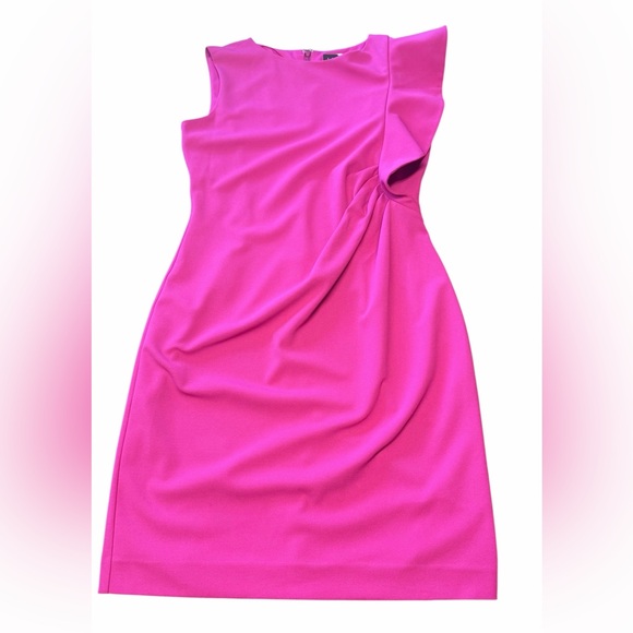 Laura Pink Ruffle Dress - Picture 6 of 10